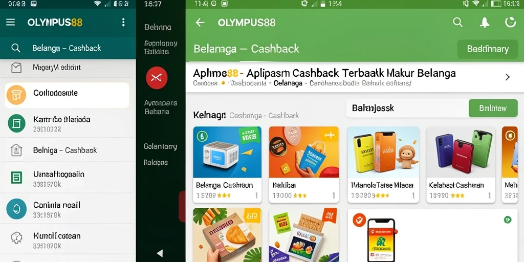 Tampilan antarmuka OLYMPUS88 yang menarik dan fungsional untuk cashback.