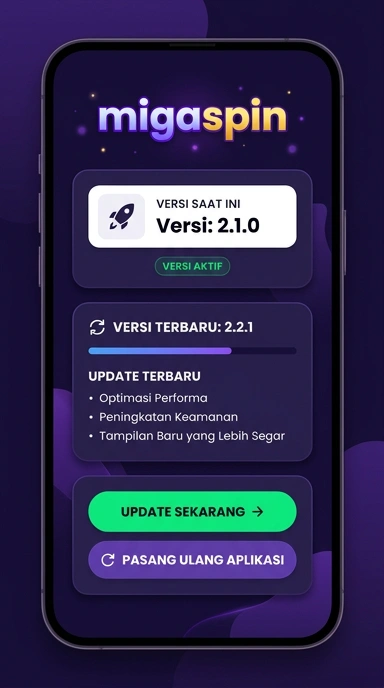 Riwayat Versi Aplikasi migaspin yang Terbaru